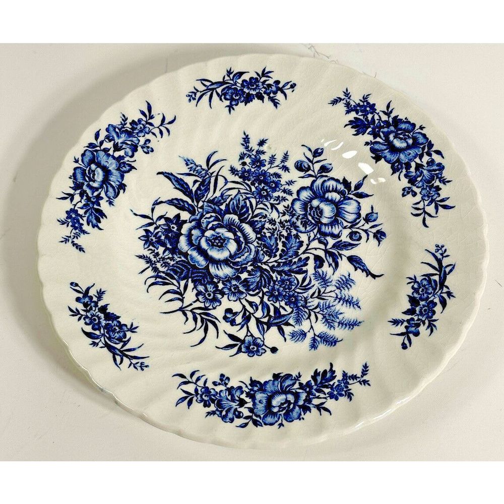 Beacon Hill By British Anchor 8” Lunch Plate Staffordshire England Ironstone